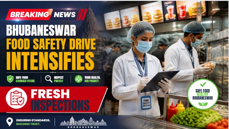 Bhubaneswar Food Safety Drive Intensifies, Fast-Food Hubs Face Fresh Inspections